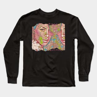 COMING SOON! YOU CAN HAVE THE PUZZLE PIECES REMOVED TO REVEAL A CLEARER PICTURE or change the color of the puzzle pieces (By Special Request).   Torn Paper and Puzzle Pieces/ The Highest Most Exalted One. Long Sleeve T-Shirt